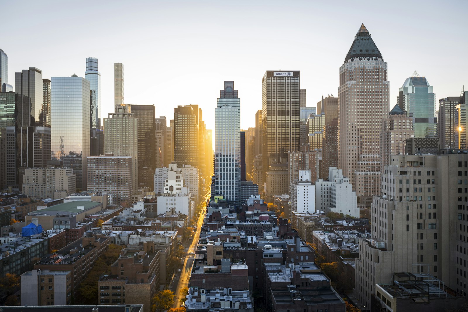 Smart city skyline